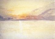 Joseph Mallord William Turner Sunset oil